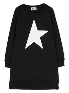 Golden Goose Kids robe-pull à logo imprimé - Noir