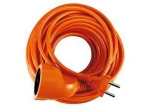 Enzo Verlengsnoer | PVC | oranje | 2x1qmm | 10m - 1167045