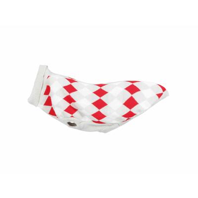 Hondentrui Trixie Wit Rood Grijs M