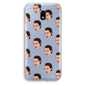 Ugly Cry Call: Samsung Galaxy J3 (2017) Transparant Hoesje