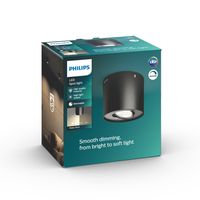 Philips Lighting Phase Opbouwlamp LED LED vast ingebouwd 4.5 W Warmwit Zwart - thumbnail