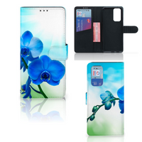 OnePlus 9 Pro Hoesje Orchidee Blauw - Cadeau voor je Moeder