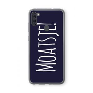 Moatsje!: Samsung Galaxy A11 Transparant Hoesje