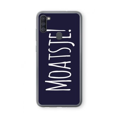 Moatsje!: Samsung Galaxy A11 Transparant Hoesje