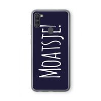Moatsje!: Samsung Galaxy A11 Transparant Hoesje