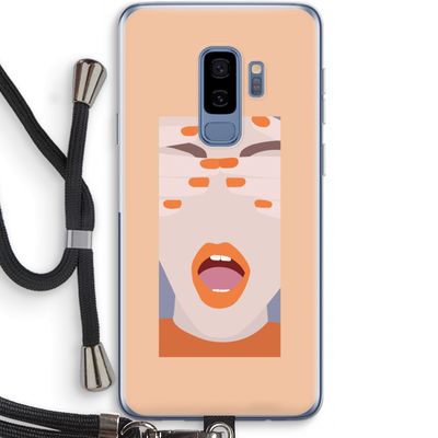 Surprise: Samsung Galaxy S9 Plus Transparant Hoesje met koord