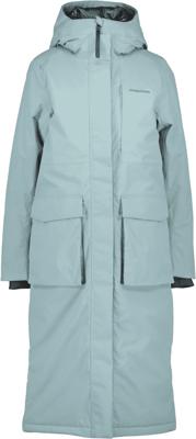 Didriksons Leya Long Parka Jas Dames Factory Blue 40