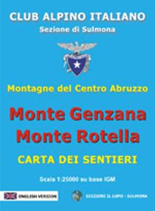 Wandelkaart - Topografische kaart 09 Abruzzen Monte Genzana - Monte Rotella - Montagne del Centro Abruzzo | Edizione il Lupo