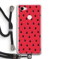 Watermelon: Pixel 3 Transparant Hoesje met koord