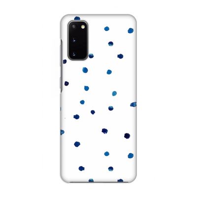Blauwe stippen: Volledig geprint Samsung Galaxy S20 Hoesje