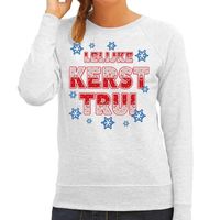 Grijze kersttrui / kerstkleding Lelijke kerst trui voor dames 2XL (44)  -