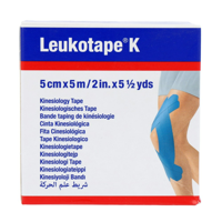 Leukoplast Leukotape K Kinesiotape Blauw 5cmx5m