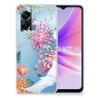 OPPO A77 | A57 5G | TPU Hoesje | Bird Flowers