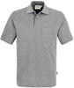 Hakro 802 Pocket polo shirt Top - Mottled Grey - XS