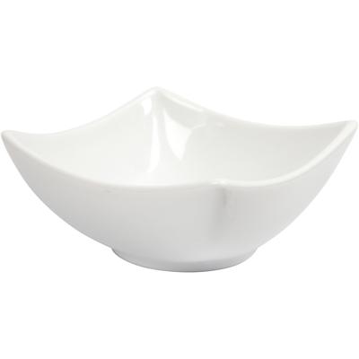 Creativ Company Schaal, h: 4,5 cm, d 10 cm, wit, 2 stuk/ 1 doos