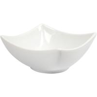 Creativ Company Schaal, h: 4,5 cm, d 10 cm, wit, 2 stuk/ 1 doos
