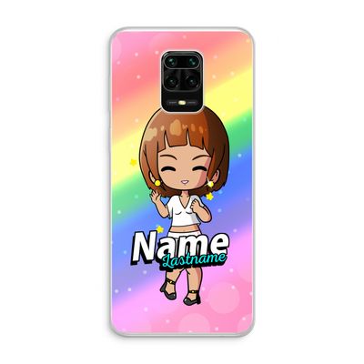 Chibi Maker vrouw: Xiaomi Redmi Note 10 Lite Transparant Hoesje