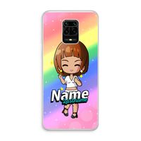 Chibi Maker vrouw: Xiaomi Redmi Note 10 Lite Transparant Hoesje