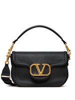 Valentino Garavani sac porté épaule Alltime en cuir - Noir - thumbnail