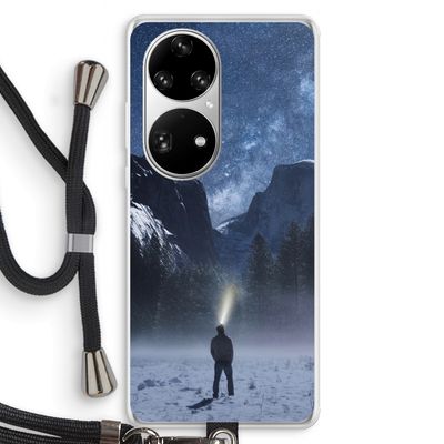 Wanderlust: Huawei P50 Pro Transparant Hoesje met koord