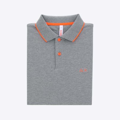Polo Grijs Bies Fluo