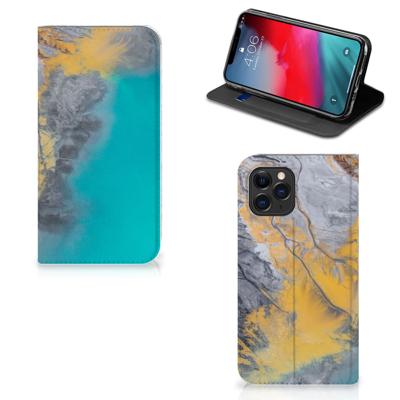 Apple iPhone 11 Pro | Standcase | Marble Blue Gold