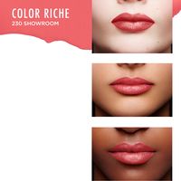 L’Oréal Paris Color Riche Satin Lipstick - 230 Coral Showroom - Roze - Verzorgende lippenstift met arganolie voor een comfortabel gevoel - 4,54 gr - thumbnail