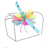 Bonbon doosjes - Chocolade doosje - Service opzetten kubus (min. 480 stuks) - 24 stuks