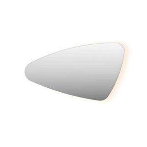 Spiegel Organisch INK SP23 120x70 cm Met Verlichting en Spiegelverwarming Links Mat Wit
