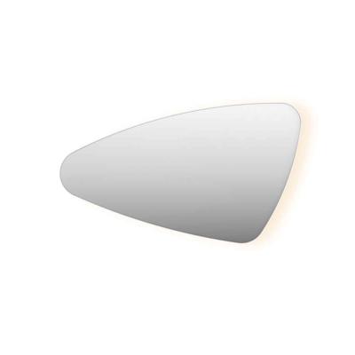 Spiegel Organisch INK SP23 120x70 cm Met Verlichting en Spiegelverwarming Links Mat Wit