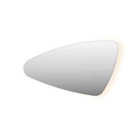 Spiegel Organisch INK SP23 120x70 cm Met Verlichting en Spiegelverwarming Links Mat Wit
