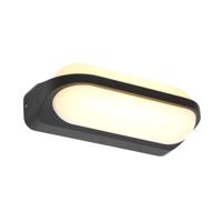 Steinhauer Buiten wandlamp zwartDosko 18cm - 2715ZW