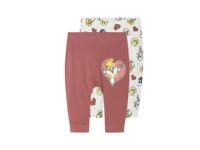 2 Baby leggings Looney Tunes of Tom en Jerry (Rood/wit, 86/92)