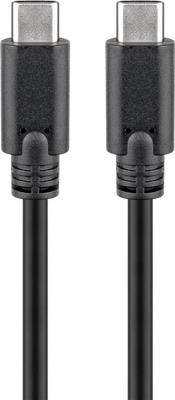 Goobay 66508 USB-kabel USB 3.2 Gen 1 (3.1 Gen 1) 2 m USB C Zwart