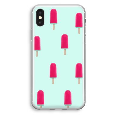 Waterijsje: iPhone XS Transparant Hoesje