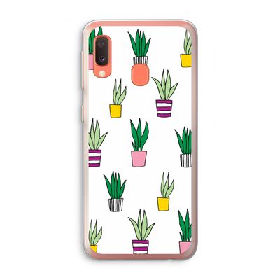 Sanseveria: Samsung Galaxy A20e Transparant Hoesje