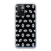 Eyes pattern: Xiaomi Redmi 10 Transparant Hoesje