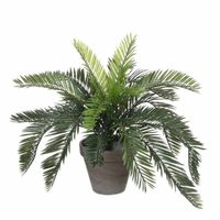 Groene Cycaspalm kunstplant 37 cm in pot - thumbnail