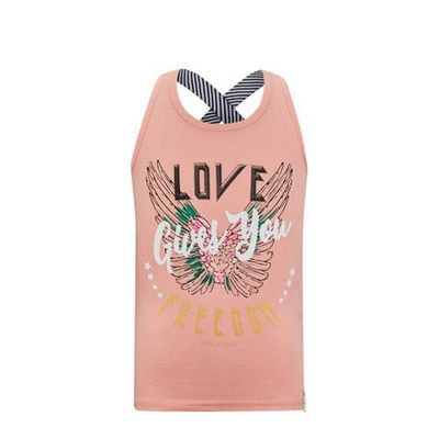 Retour Denim top Yentl met printopdruk lichtroze Retour Denim top Yentl met printopdruk lichtroze