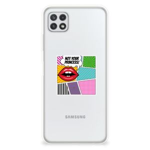 Samsung Galaxy A22 5G Silicone Back Cover Popart Princess