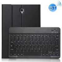 Ultra-dunne afneembaar Bluetooth toetsenbord lederen Case voor Galaxy Tab S4 10.5 T830 / T835 met houder (zwart)