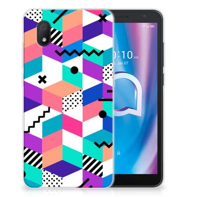 Alcatel 1B (2020) | TPU Hoesje | Blokken Kleurrijk
