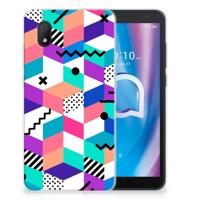 Alcatel 1B (2020) | TPU Hoesje | Blokken Kleurrijk