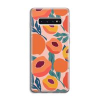 Perzik: Samsung Galaxy S10 4G Transparant Hoesje