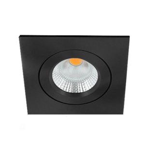 Vorio krachtige LED spot kantelbaar 8Watt vierkant ZWART IP65 dimbaar