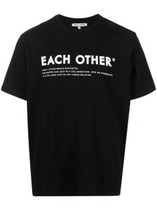 Each X Other t-shirt en coton à logo imprimé - Noir