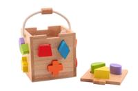 Jouéco - houten vormenstoof/puzzelkist