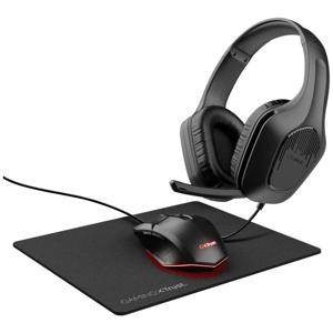 Trust GXT 790 3-in-1 Gaming-muis & headset-set USB Optisch Zwart Verlicht