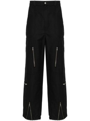Stüssy pantalon à poches cargo zippées - Noir