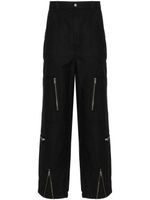 Stüssy pantalon à poches cargo zippées - Noir
